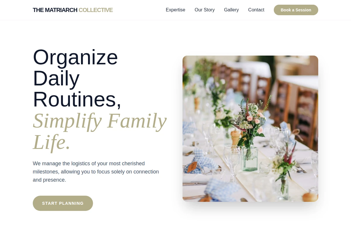 Nurture Event Planning
