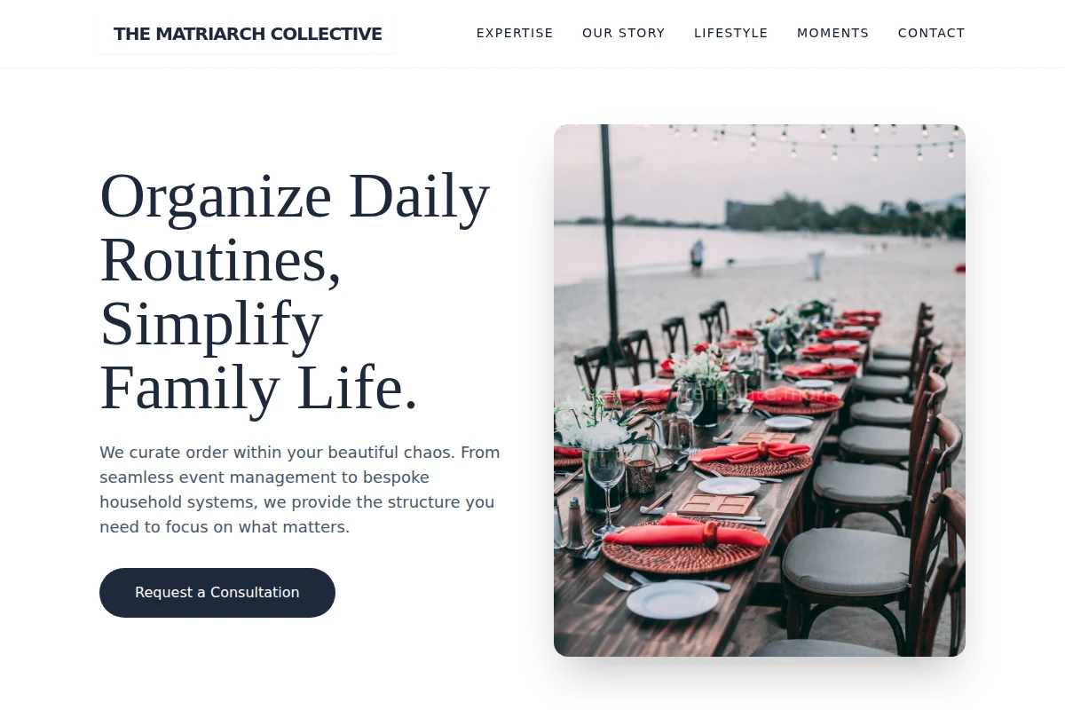 Minimalist Event Planning