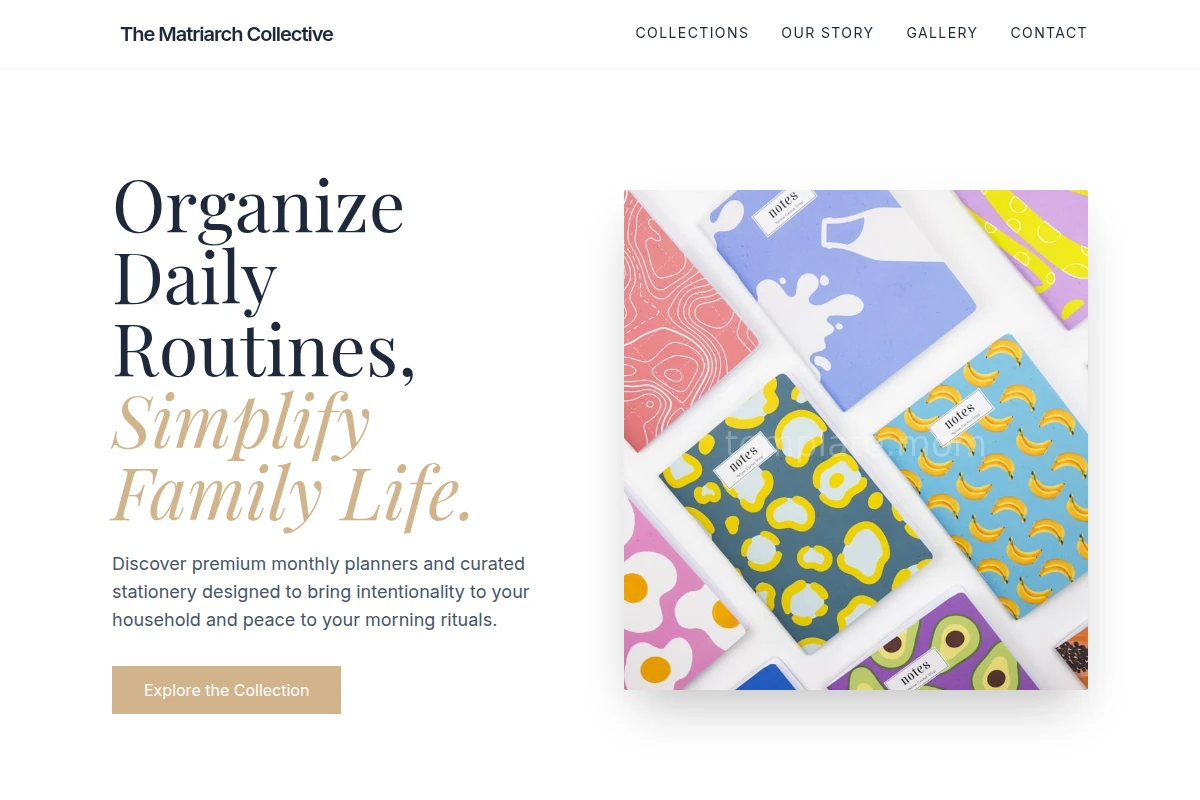 Monthly Stationery