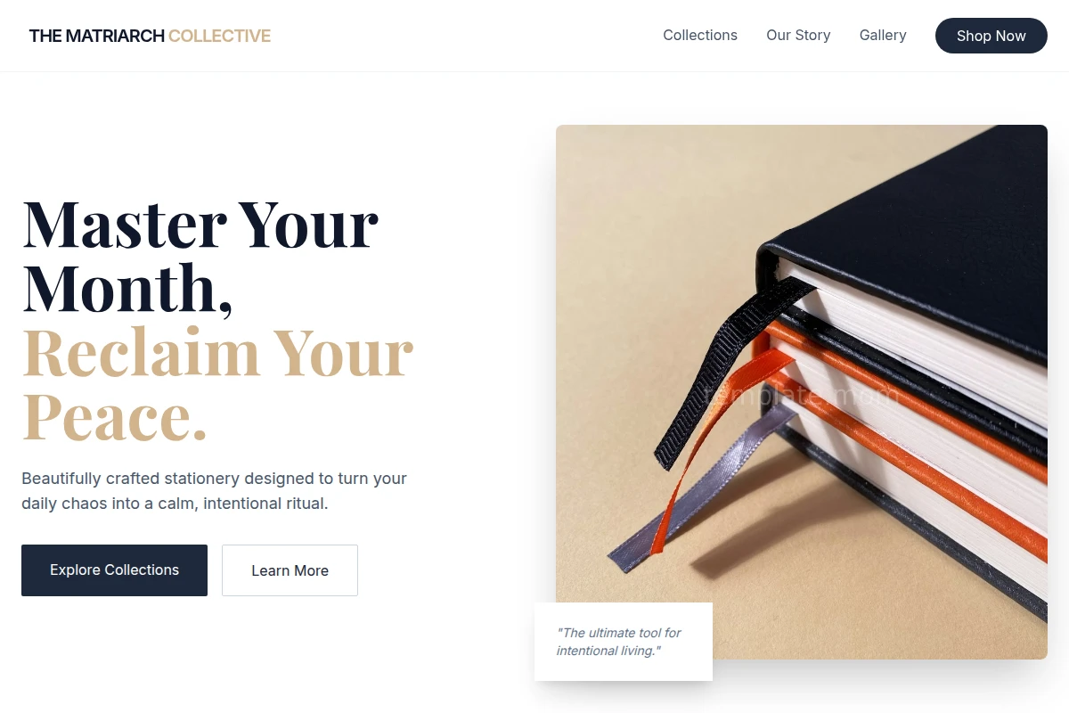 Monthly Stationery