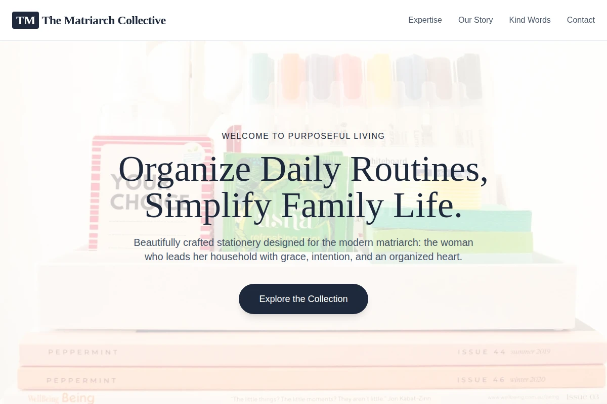 Organizer Stationery