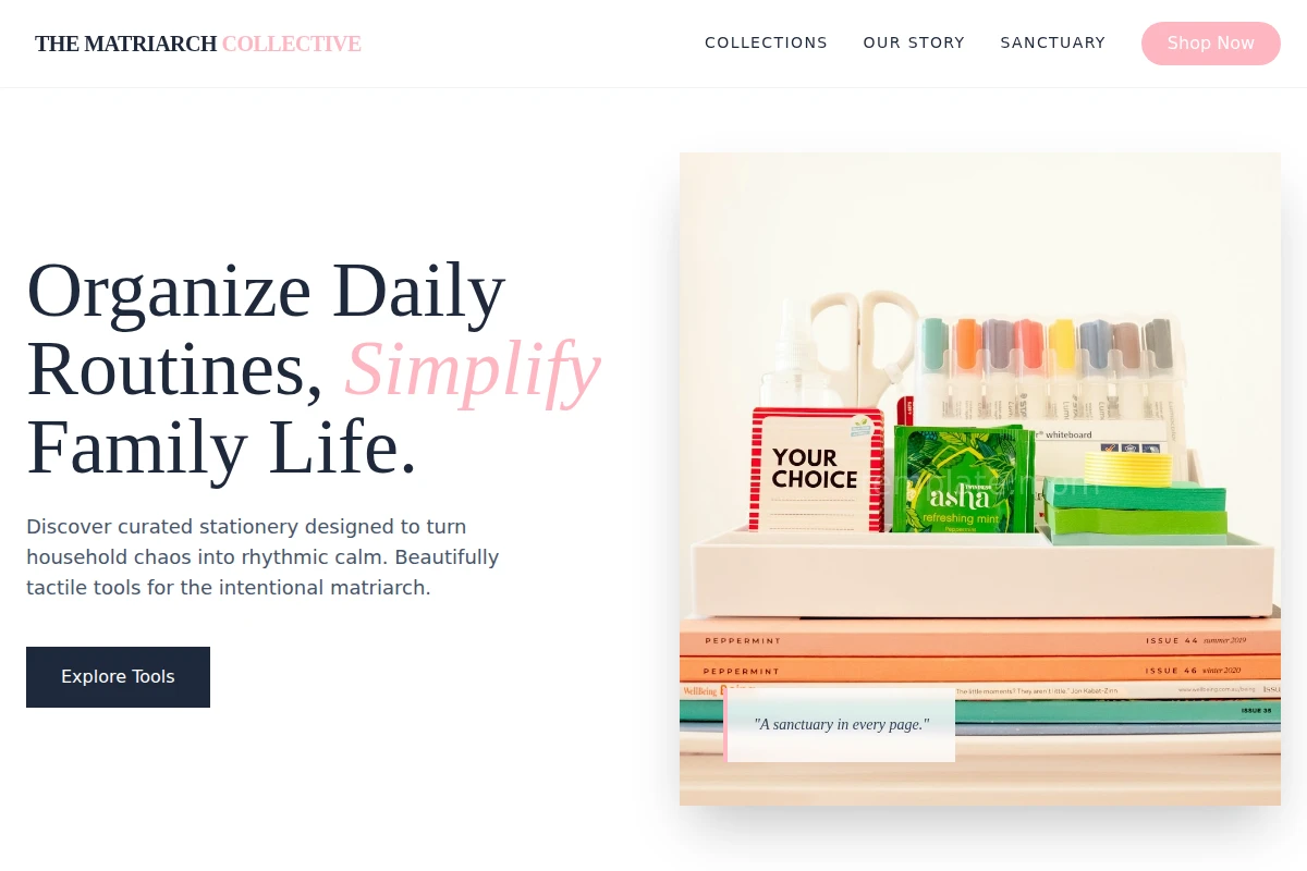 Minimalist Stationery