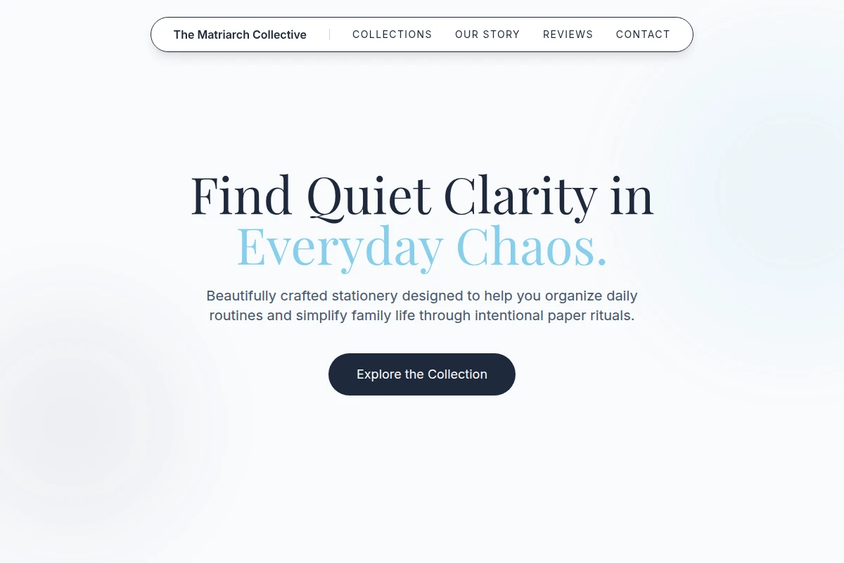 Calm Stationery